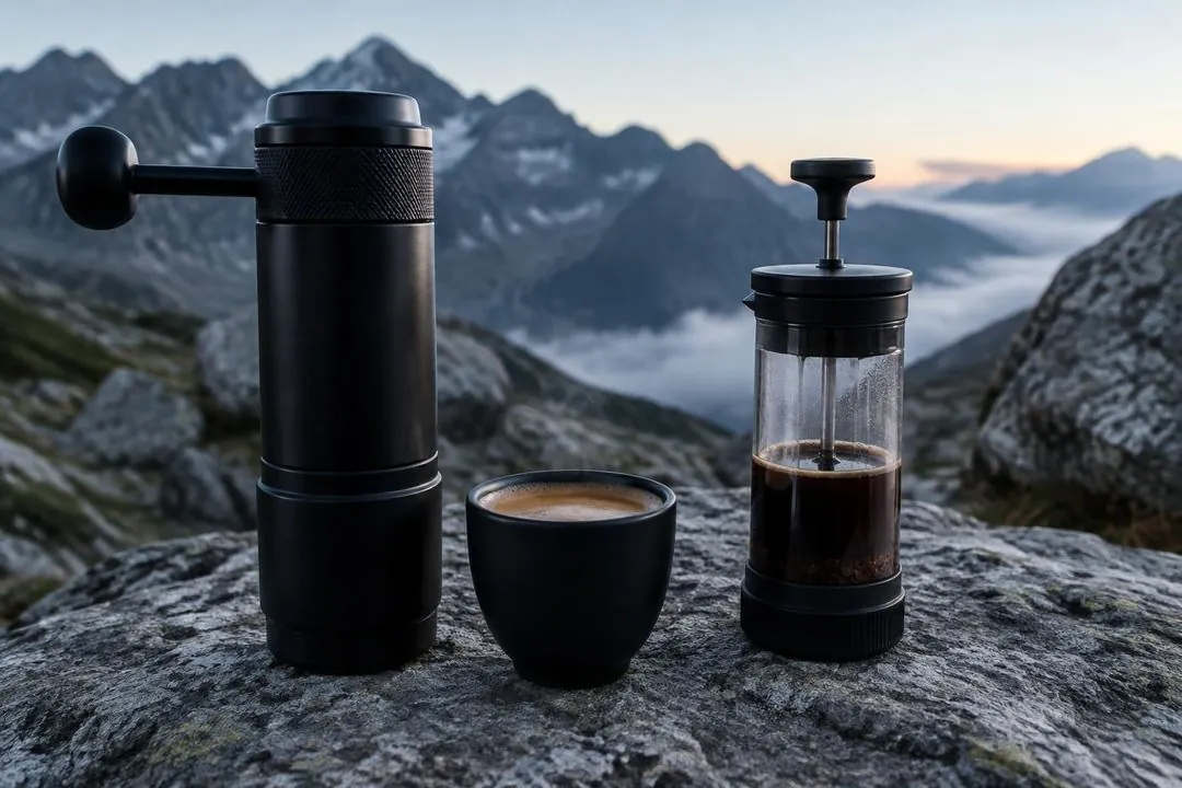 Caffettiera a pressione manuale